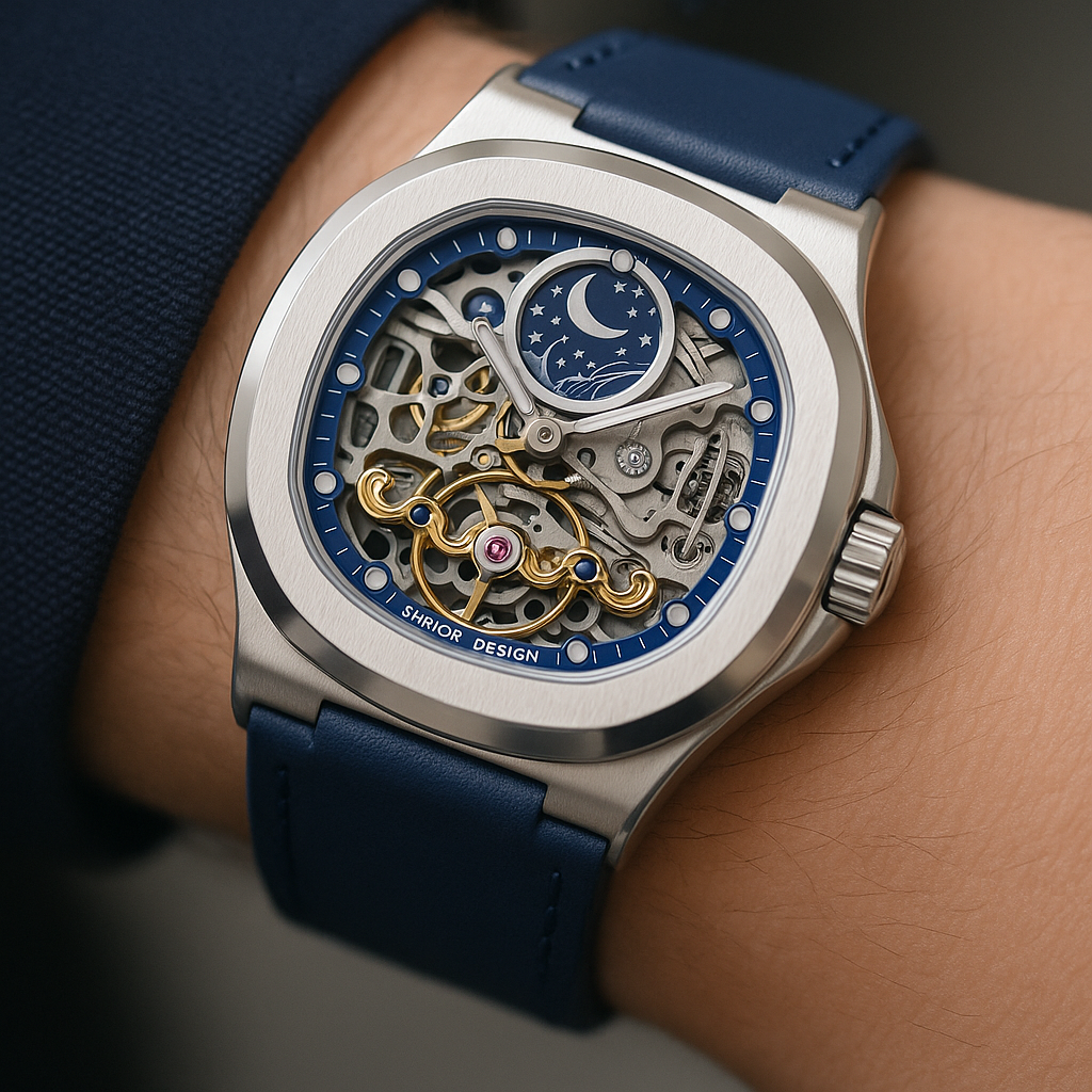 METTZ | LUNAR: SILVER/BLUE