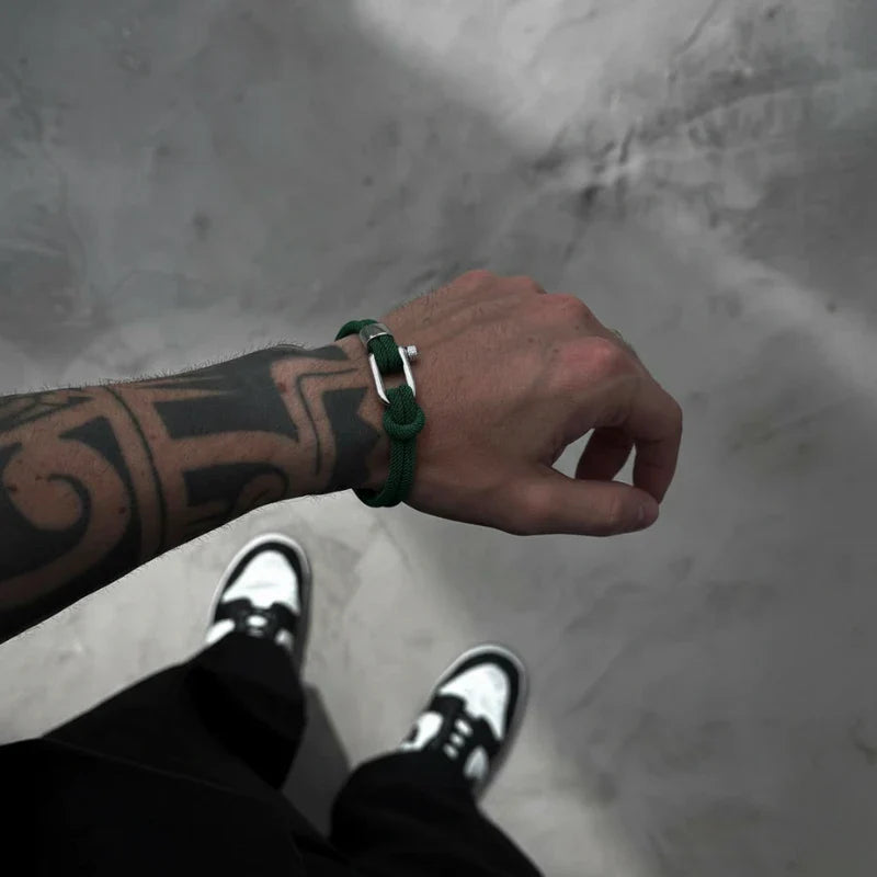 Green Rope Bracelet Malibu