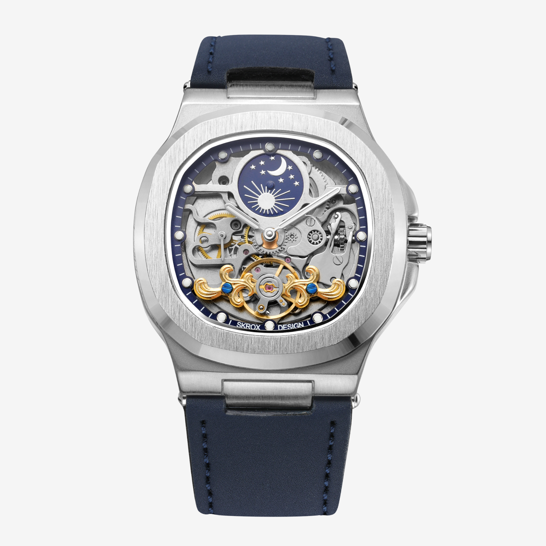 METTZ | LUNAR: SILVER/BLUE